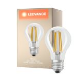 Ledvance Classic LED E27 Pera Filamento Chiara 5.9W 806lm - 827 Bianco Molto Caldo | Sostitutiva 60W