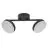 Ledvance LED Decor Faretti Moon Acciaio Nero 10W 560lm - 830 Luce Calda - 